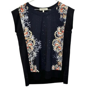 Honey Egg Design Group Floral Print Sleeveless Top NWT Women's XS-S